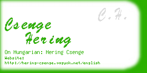 csenge hering business card